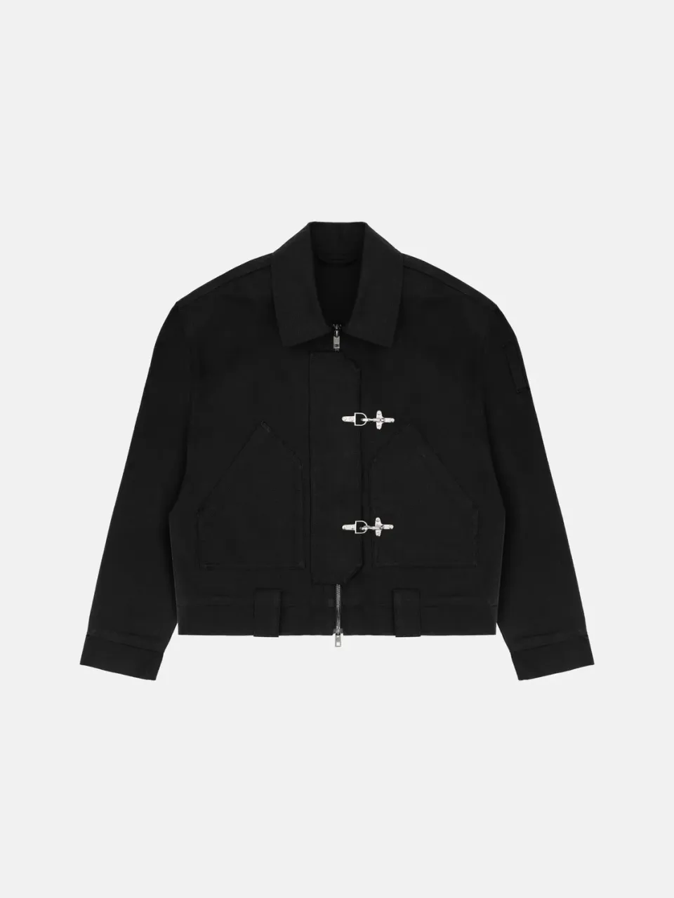 Enrage Fatigue Jacket geacă neagră canvas bumbac