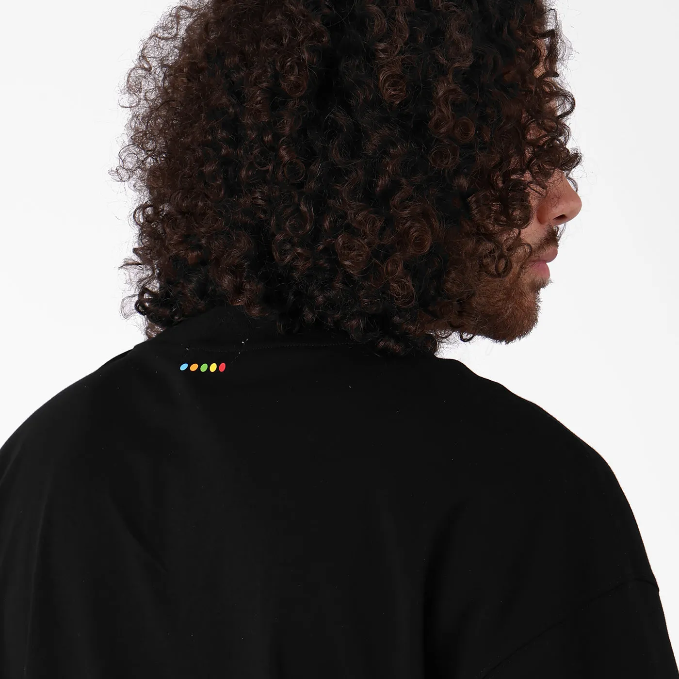 COOGI Koala tricou oversized negru bumbac