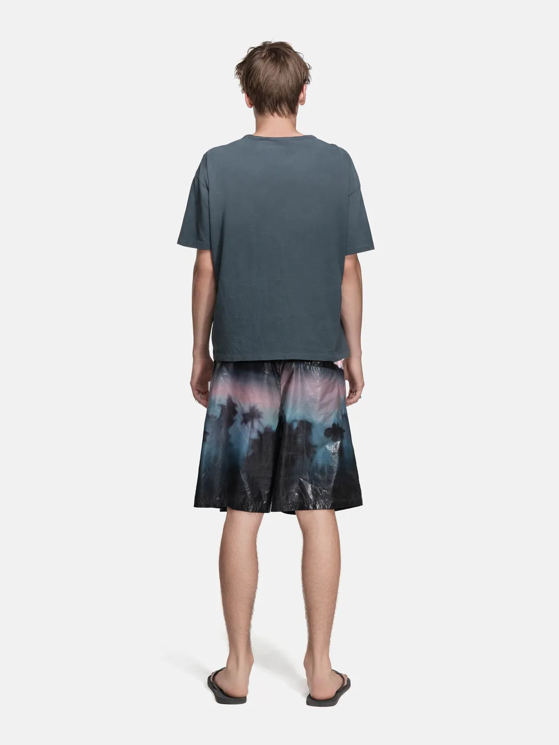 Enrage Single Stitch Tee tricou negru spălat