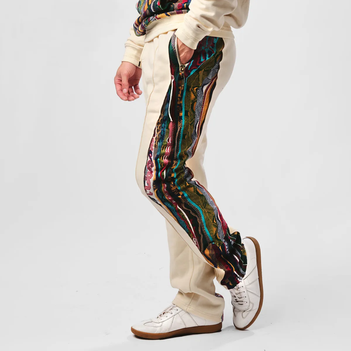 COOGI Classic Sweater Pieced pantaloni jogging fleece bumbac