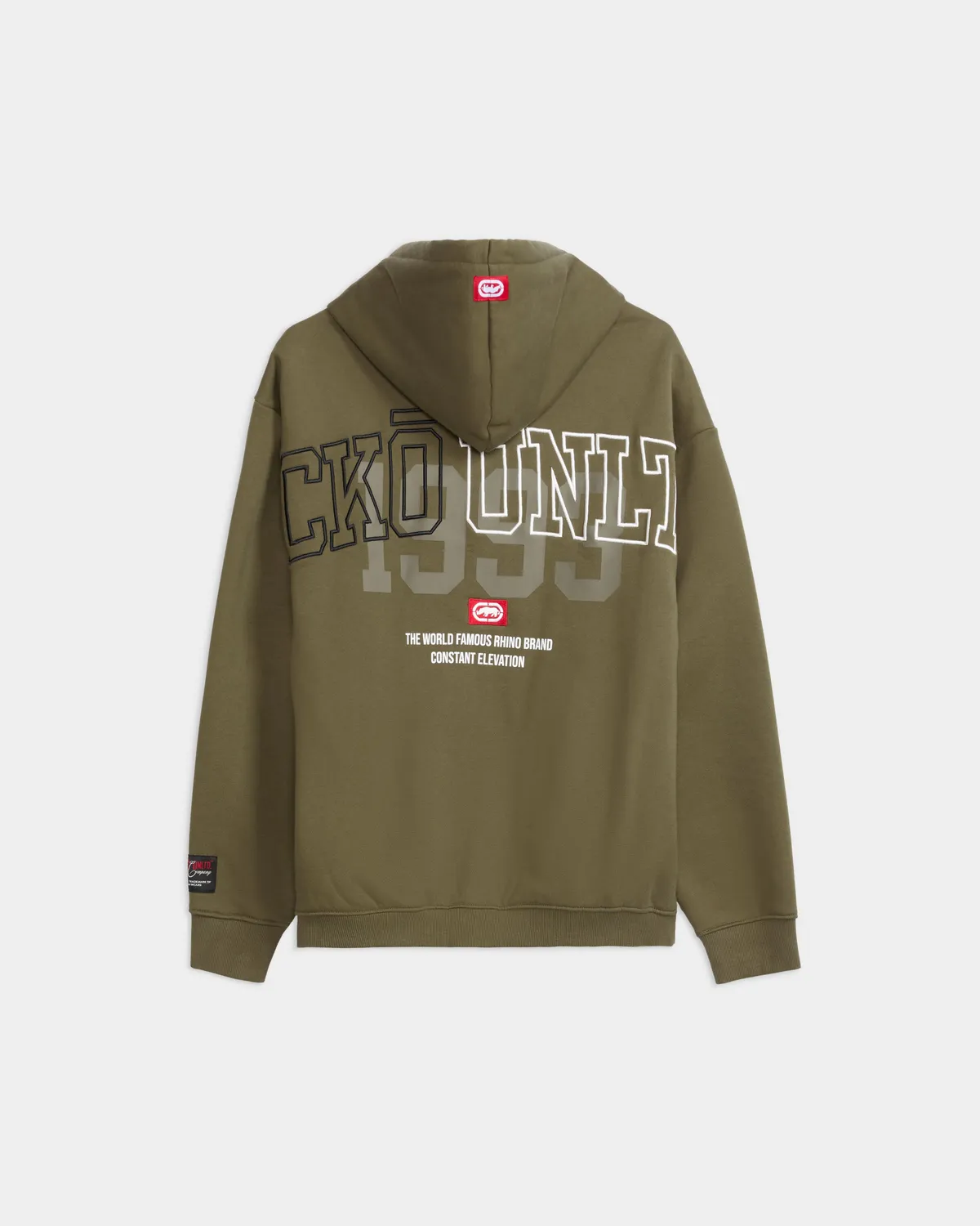 Ecko Red Cornerstone hanorac cu fermoar masline