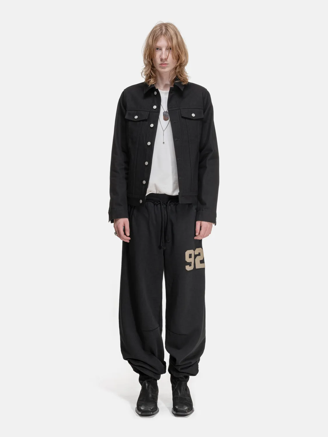 Enrage 2010 Sweatpants pantaloni negri bumbac