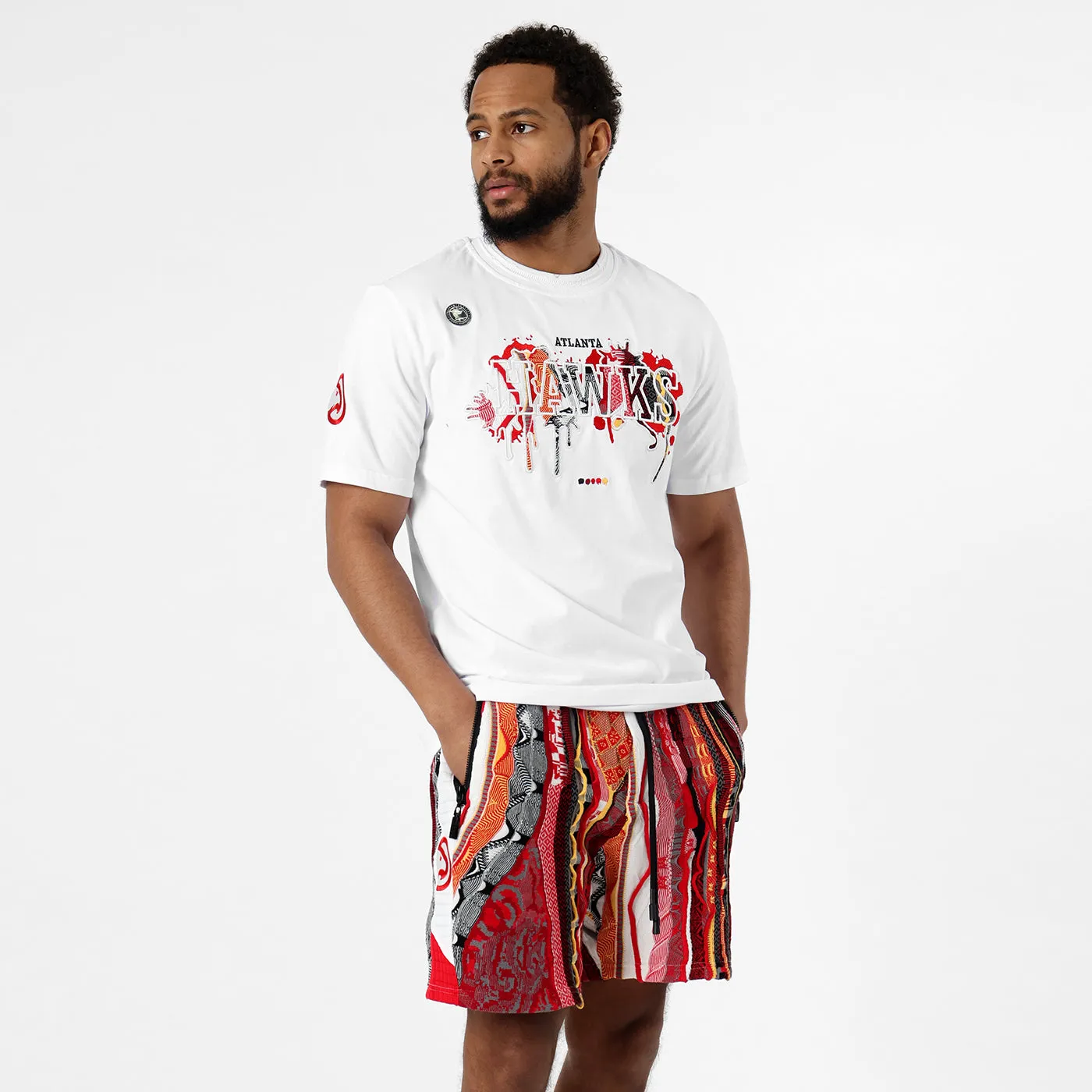 COOGI NBA X Protege Atlanta Hawks tricou bumbac brodat