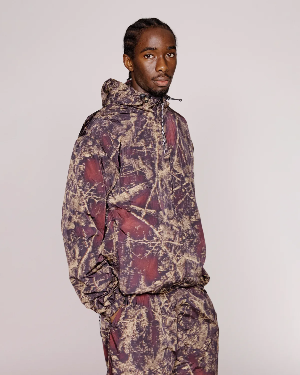 No Problemo Forest Glitch geacă camo nylon