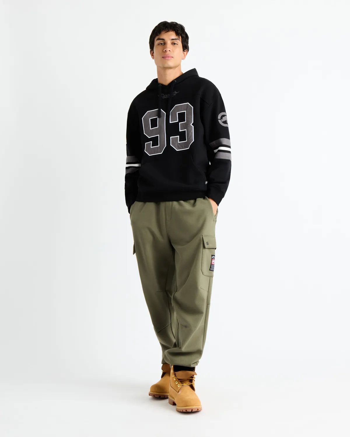 Ecko Red Cargo Pocket Fleece Baggy Pant pantaloni cargo