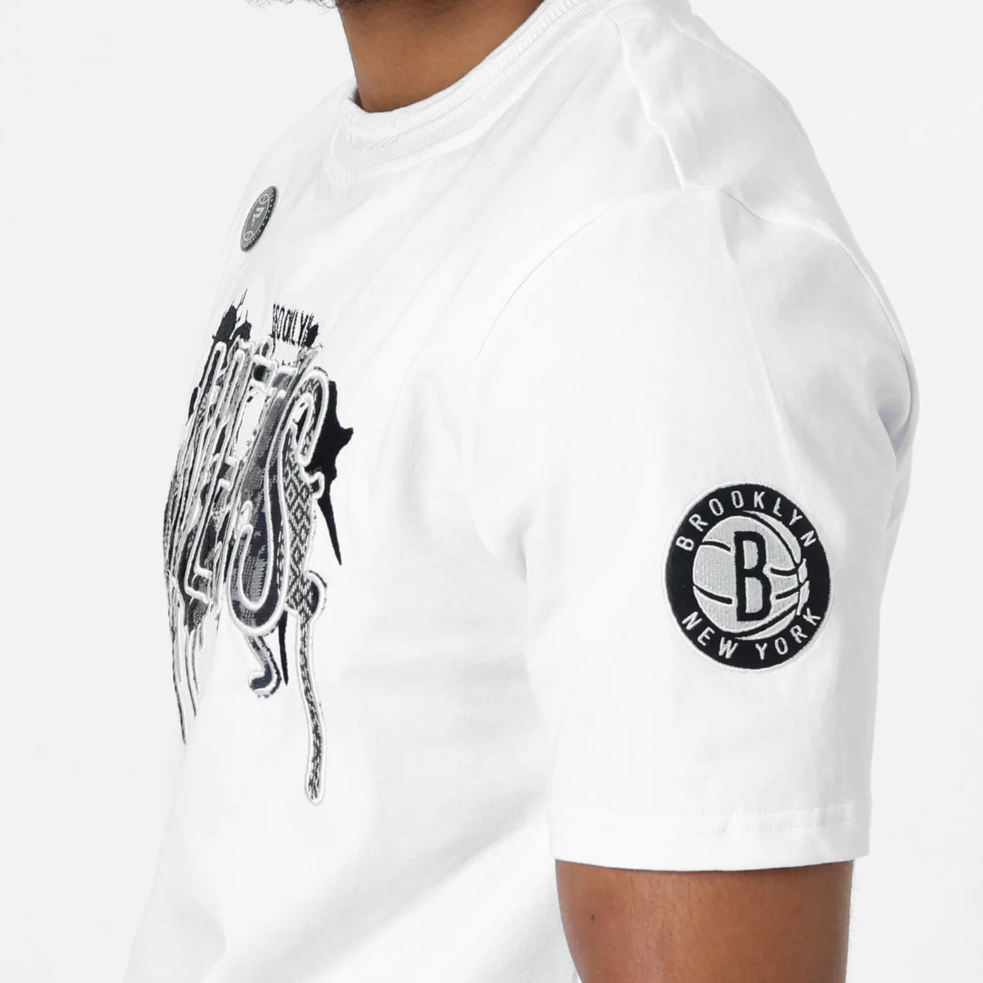COOGI X NBA Brooklyn Nets tricou bumbac brodat