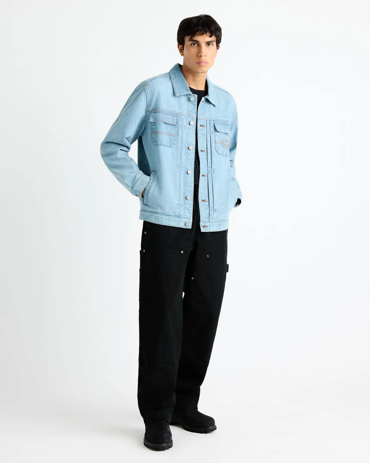 Ecko Red Lakewood Denim geaca denim negru bumbac