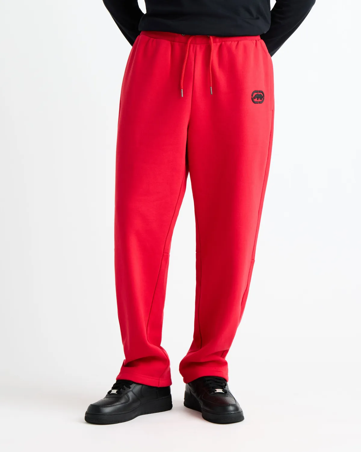 Ecko Red First String Classic Wide Leg pantaloni trening bumbac