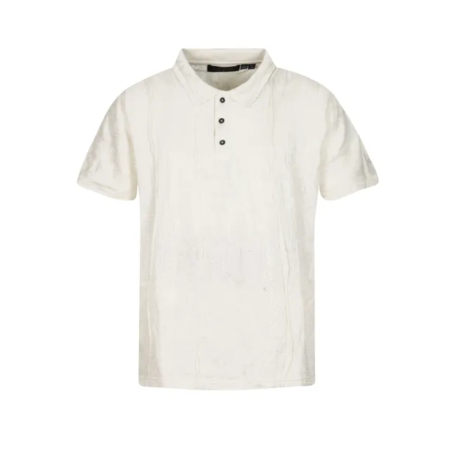 COOGI Lightweight Cloud Dancer polo tricot alb