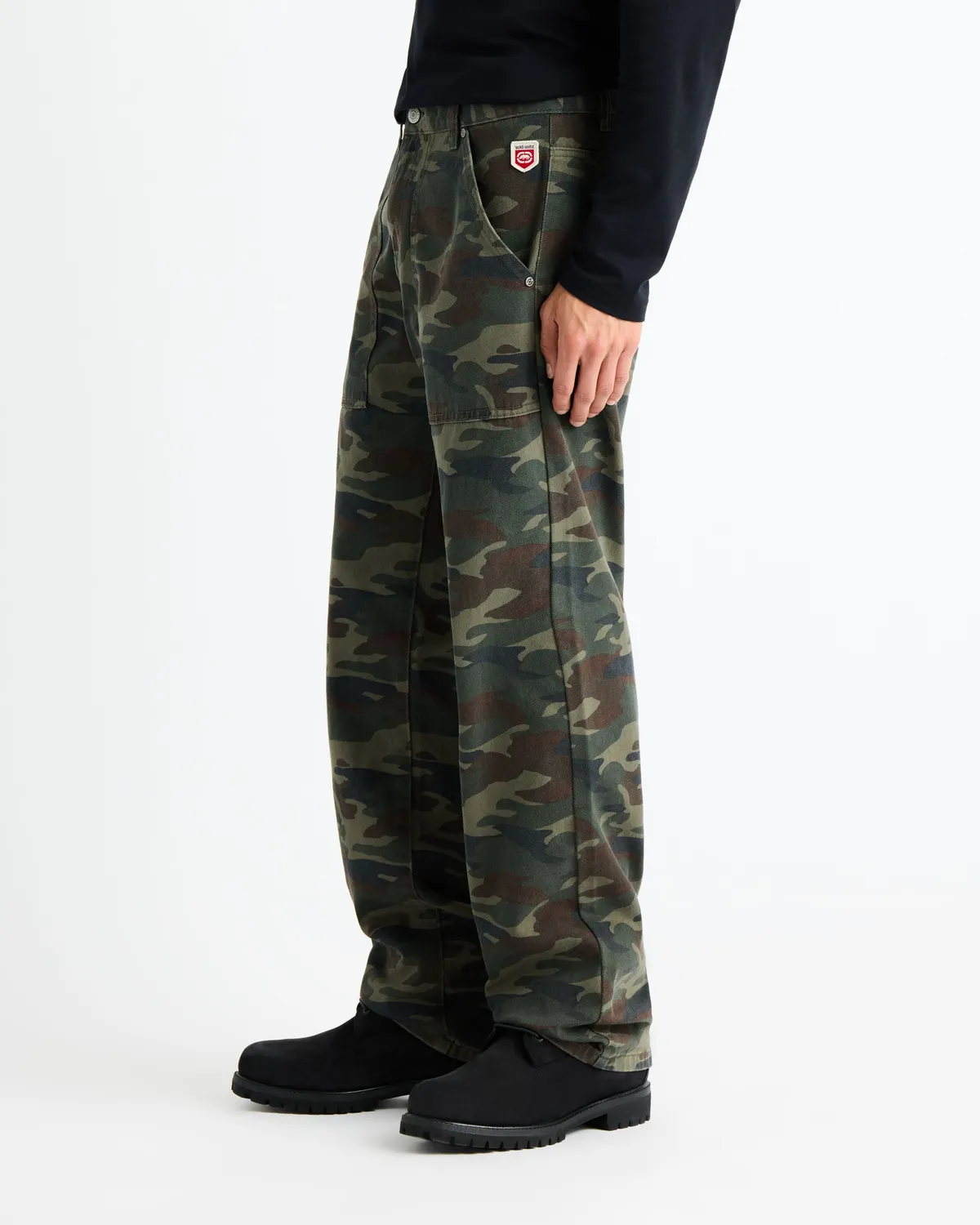 Ecko Red Surplus blugi cargo camuflaj negru