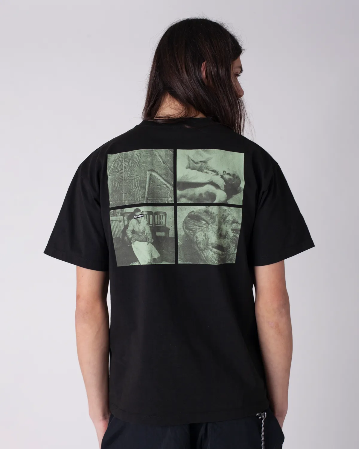 No Problemo Area 51 SS Tee tricou negru bumbac