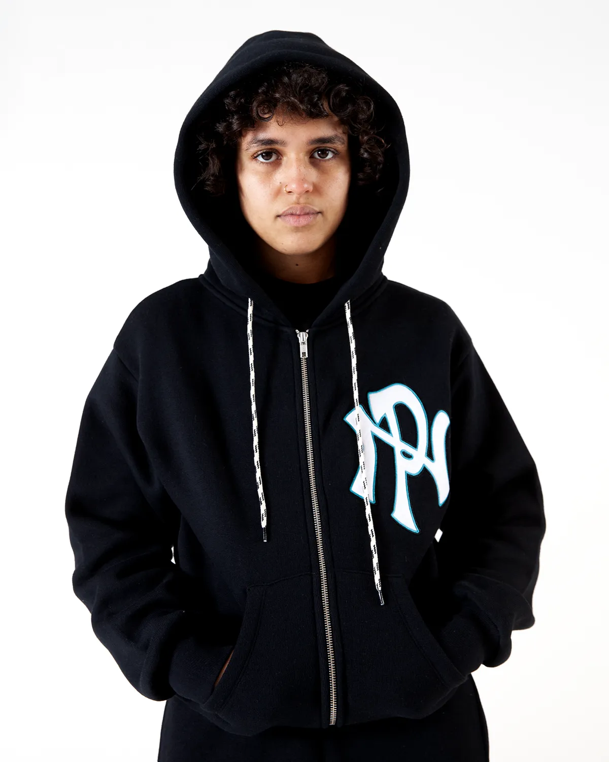 No Problemo NYP Premium Zip Hoodie hanorac negru