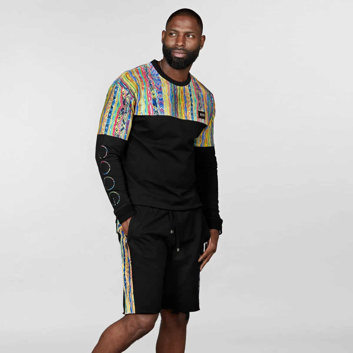 COOGI Tribute bluza fleece crewneck bumbac elastic