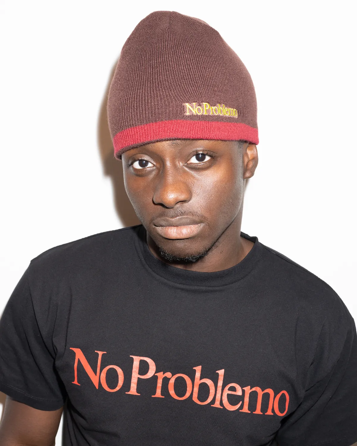 No Problemo NP Stripe caciula reversibila maro