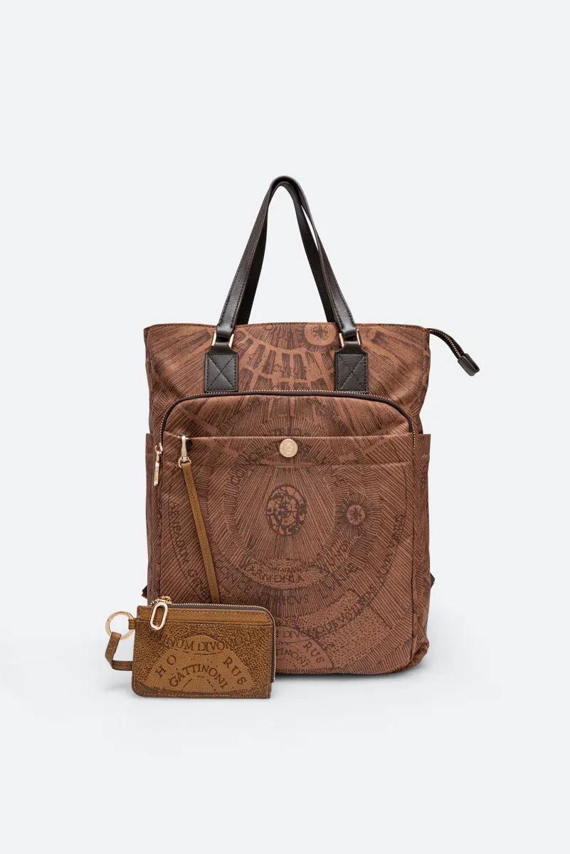 Gattinoni Maya Experience rucsac maro nailon
