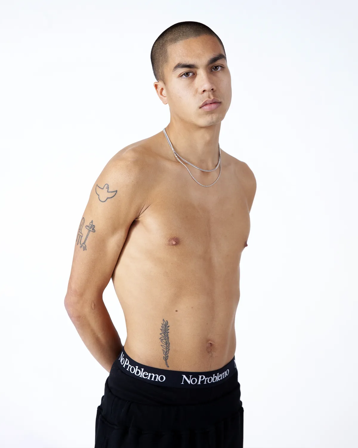 No Problemo Boxer Briefs NP00042.05 boxeri negri 3-pack bumbac