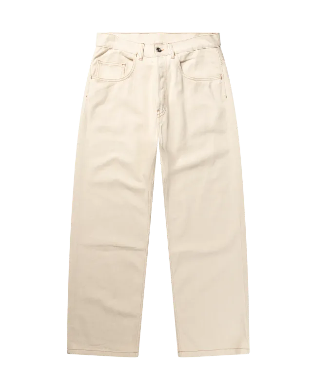No Problemo Bagi Jean blugi albi baggy bumbac