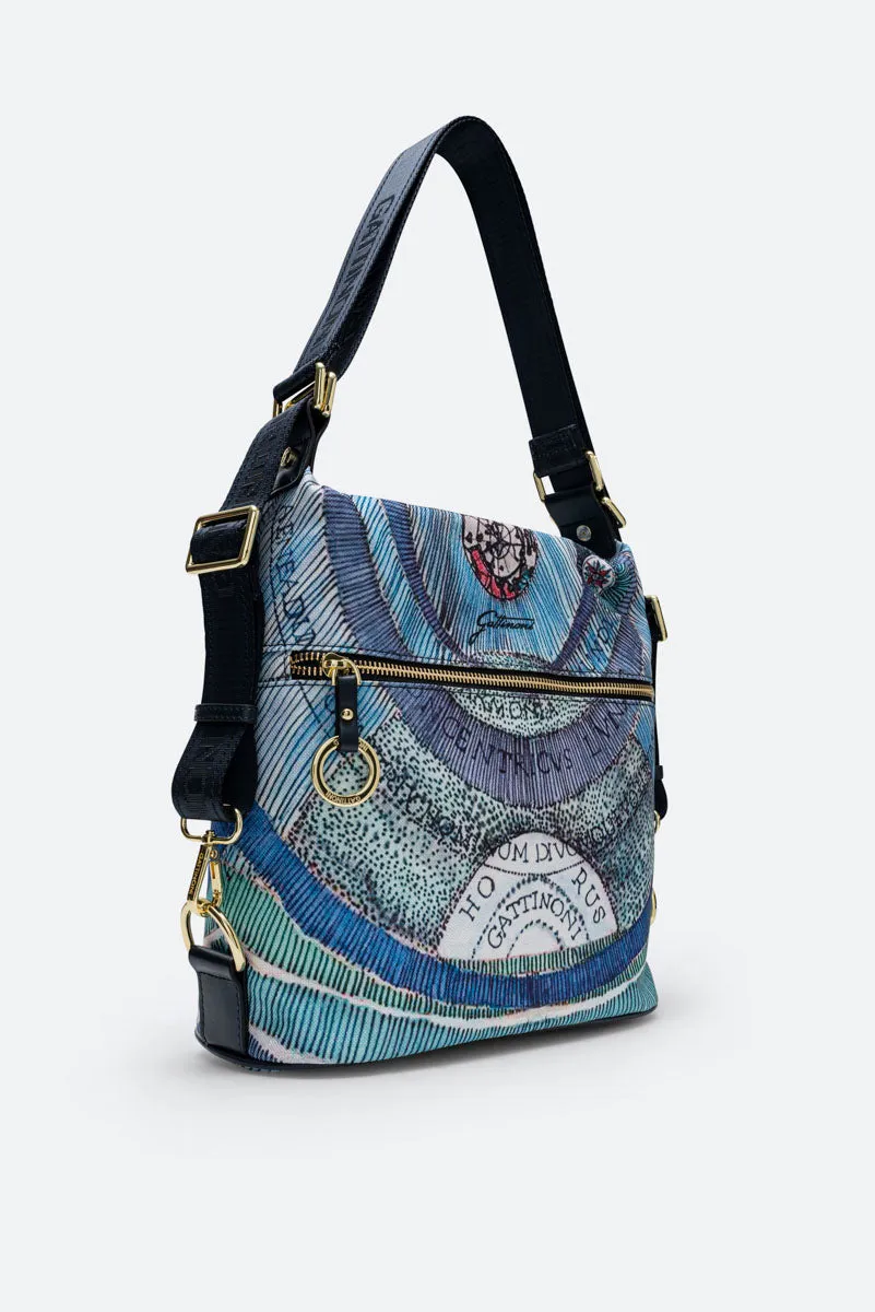 Gattinoni Planetarium Maya rucsac Aquamarine nailon