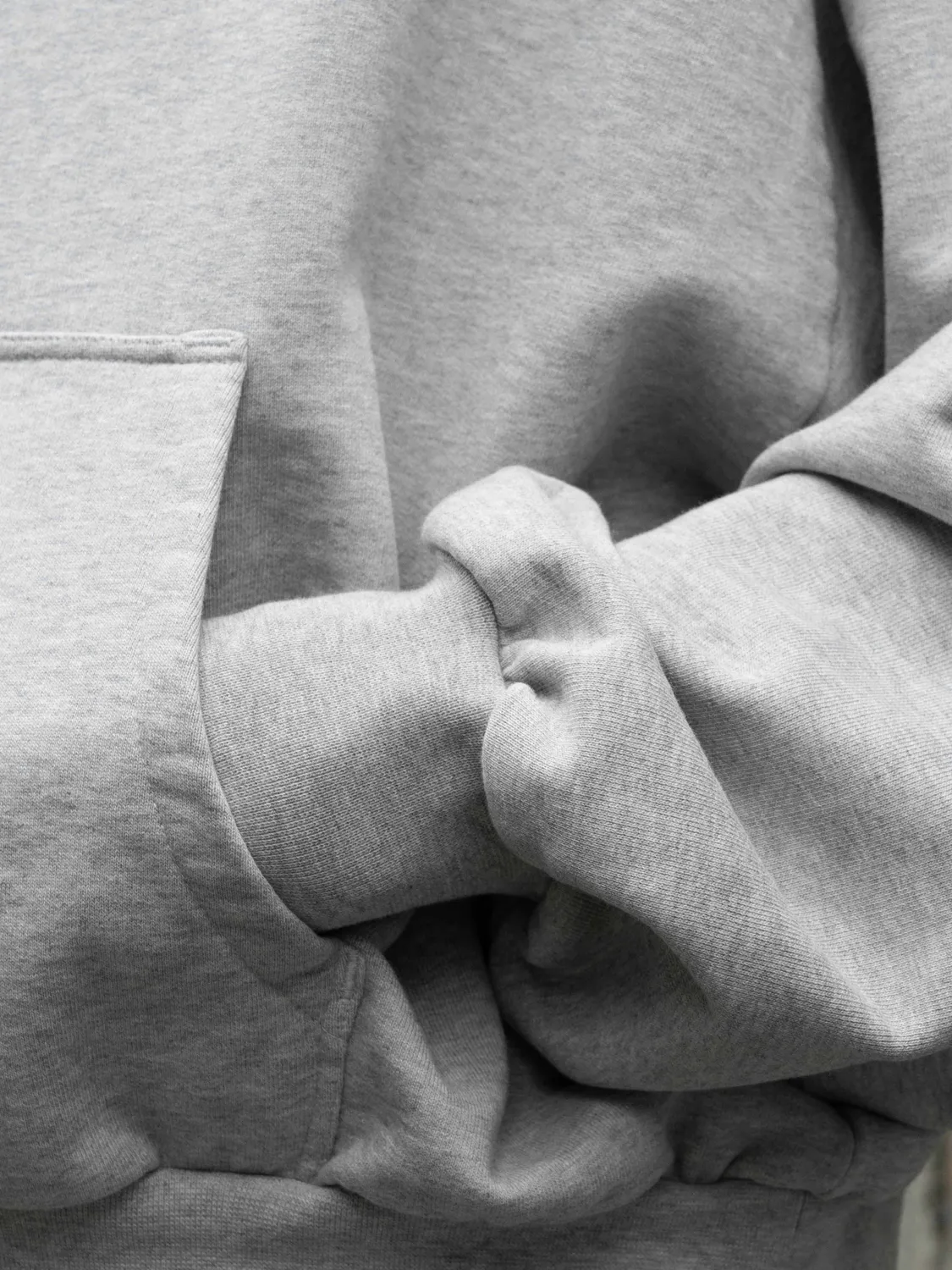 Enrage Blanc Hoodie hanorac gri 100% bumbac