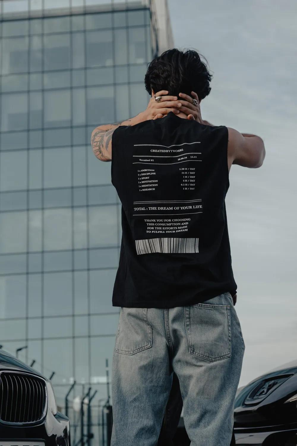 CREATEDBY Consumption tricou streetwear bumbac