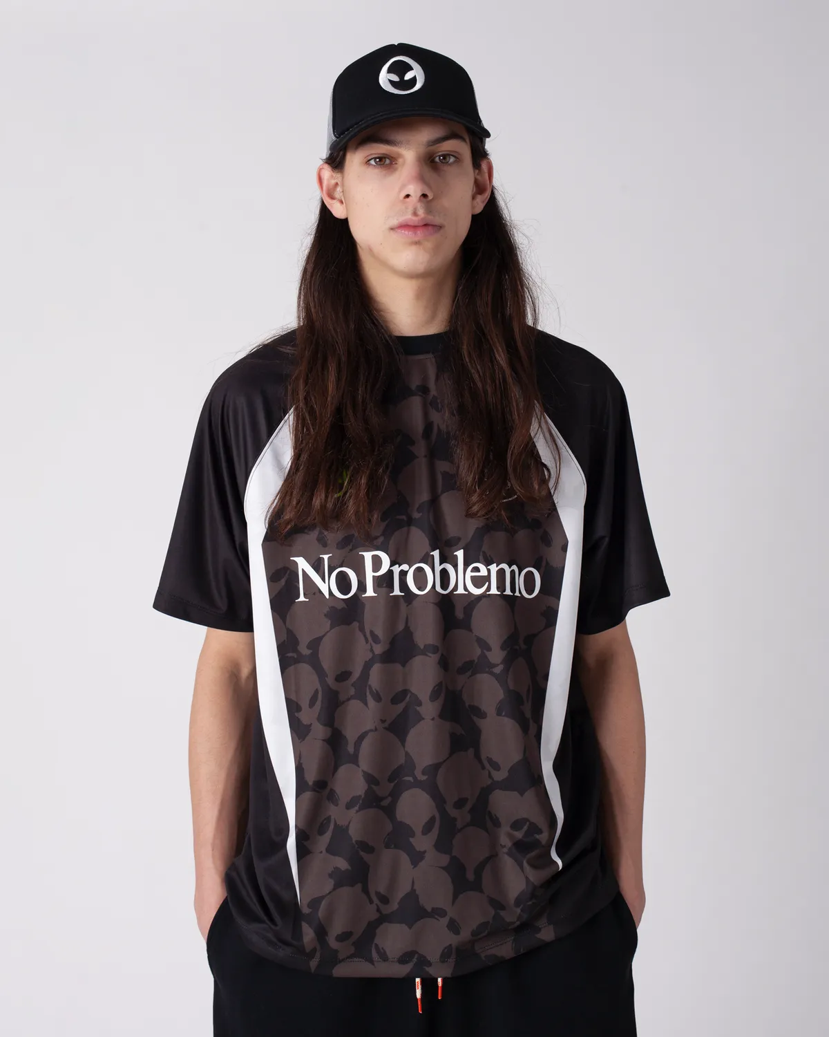 No Problemo Area 51 Football Shirt tricou negru poliester