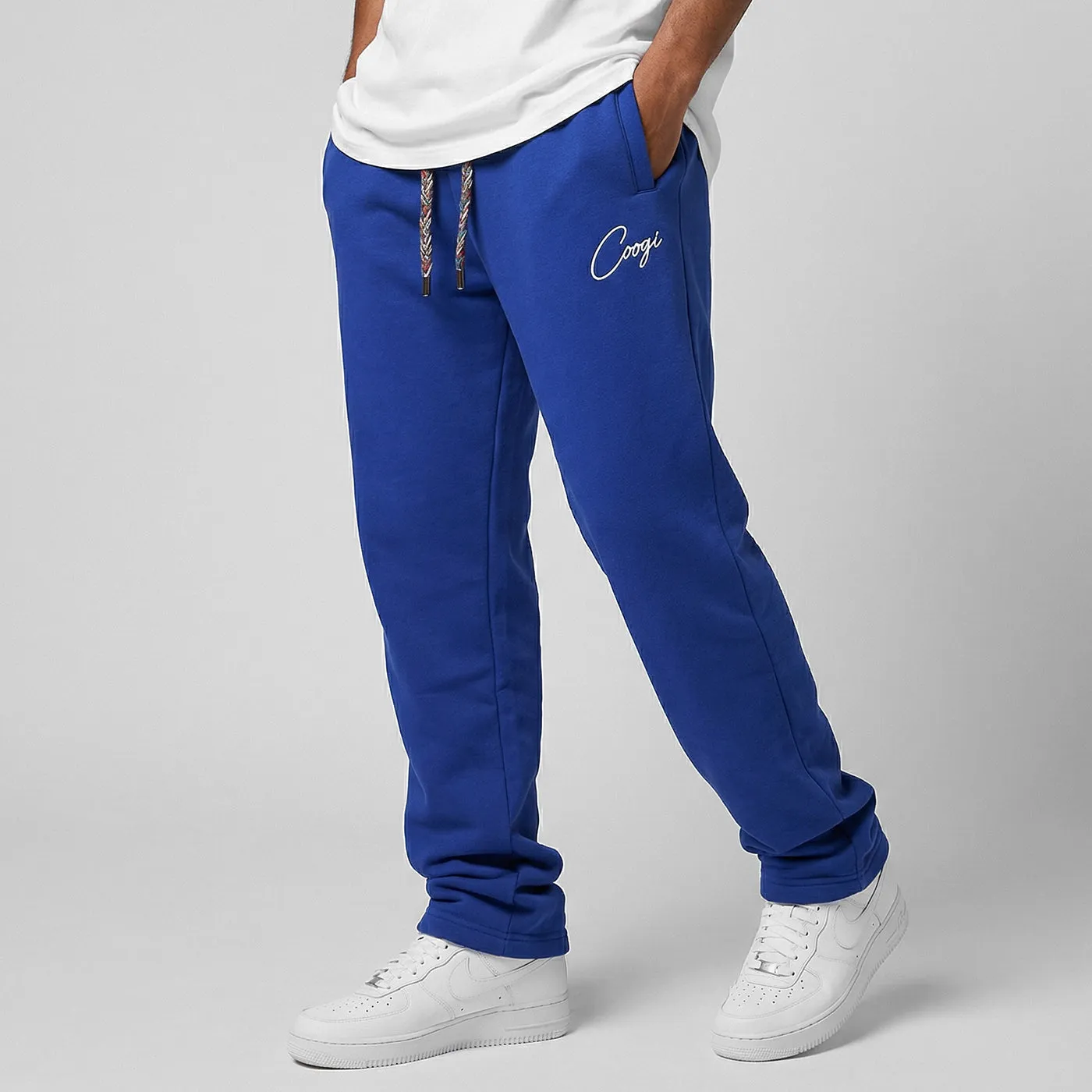 COOGI Crown Reserve Script Jogger pantaloni royal oversized