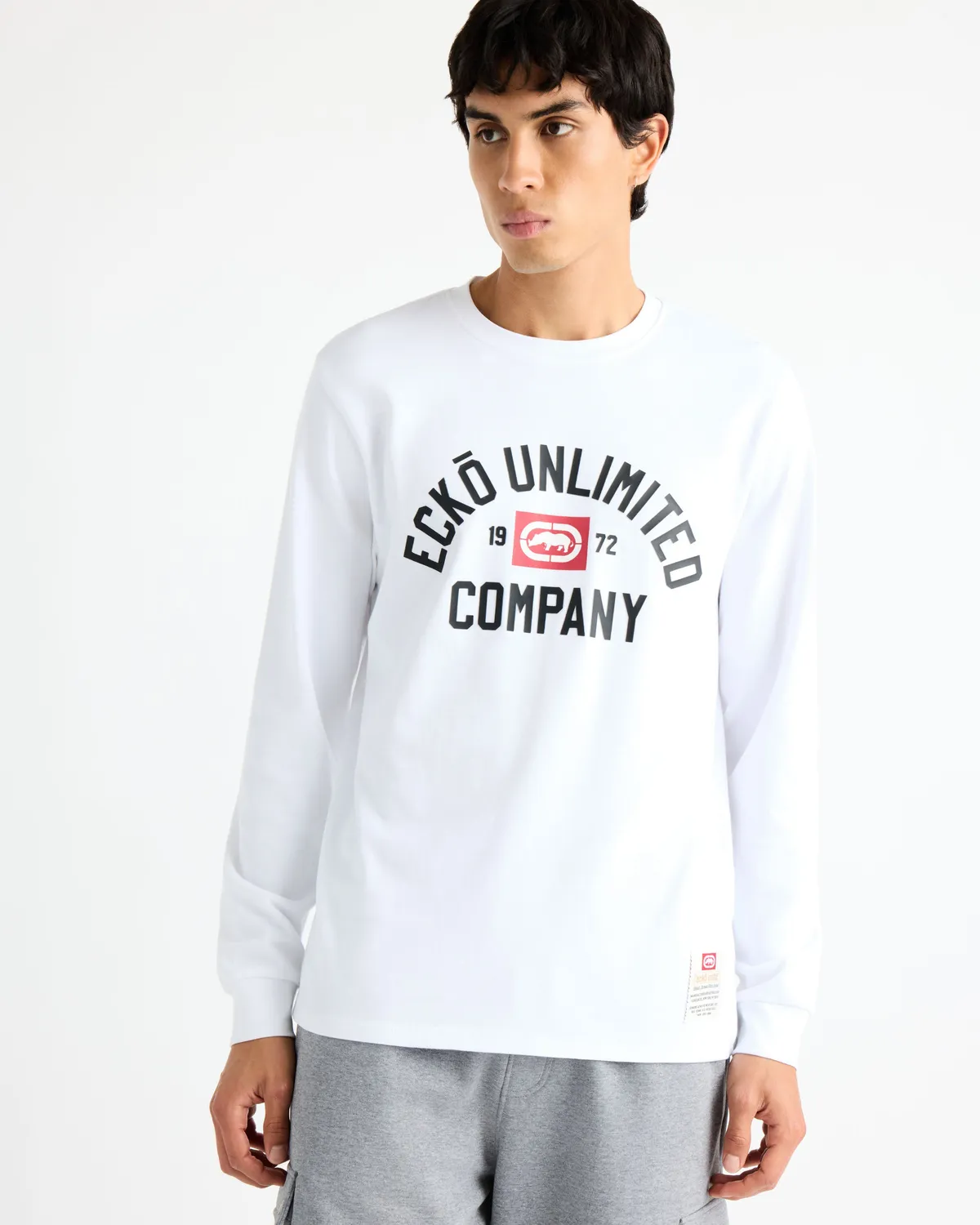 Ecko Red Classic Arch bluza maneca lunga bumbac