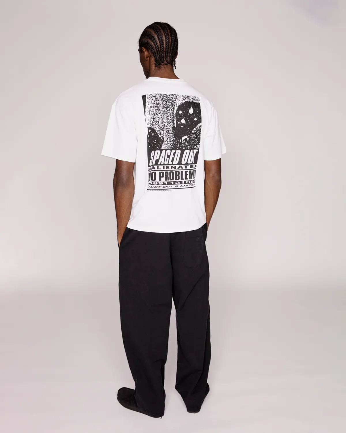 No Problemo Mini Problemo Ripstop pantaloni negri bumbac