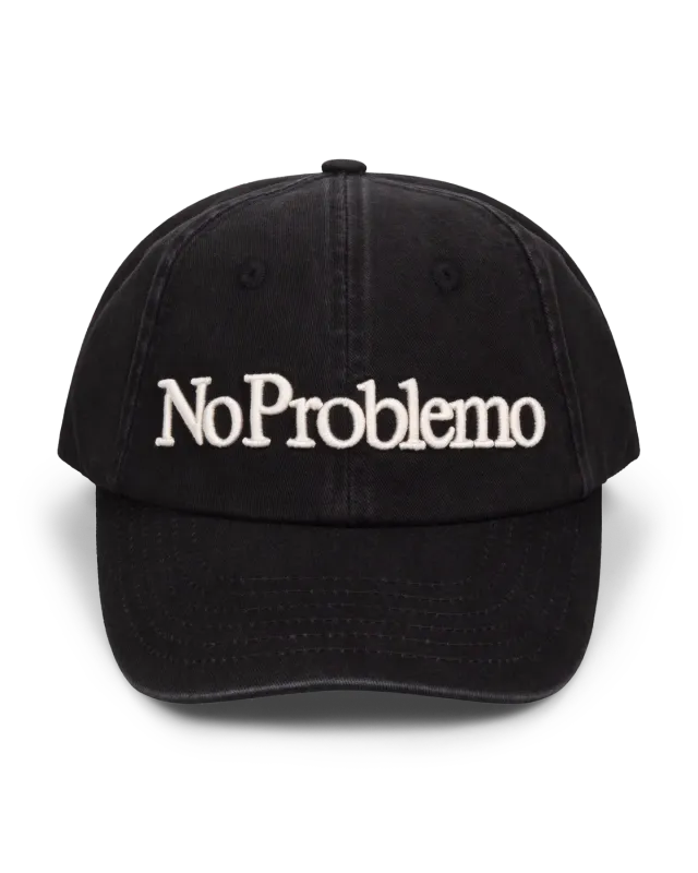 No Problemo NP90002.06 sapca Washed Black bumbac