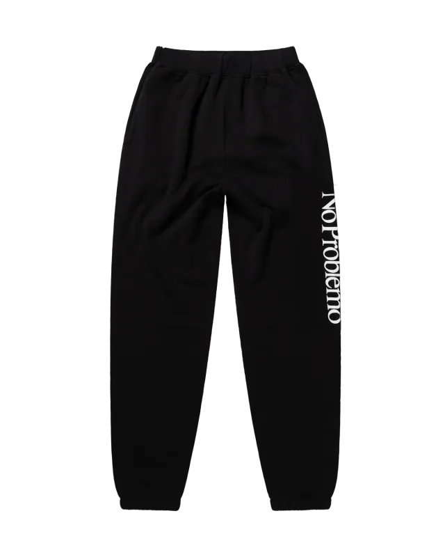 No Problemo Sweatpant pantaloni trening negri