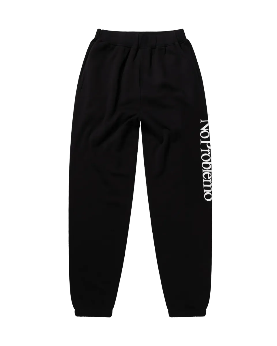 No Problemo Sweatpant pantaloni trening negri