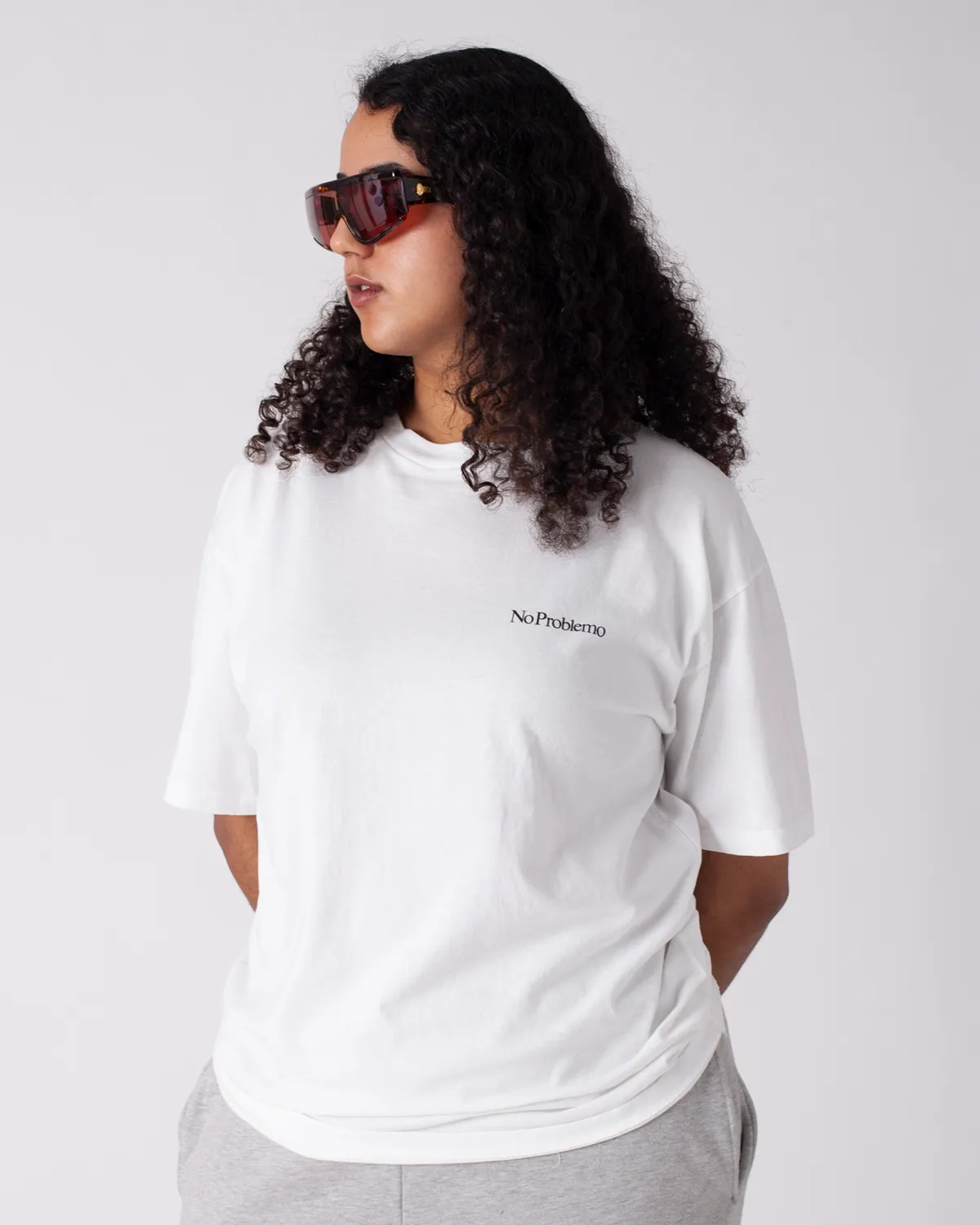 No Problemo Eau De Problemo SS Tee tricou alb