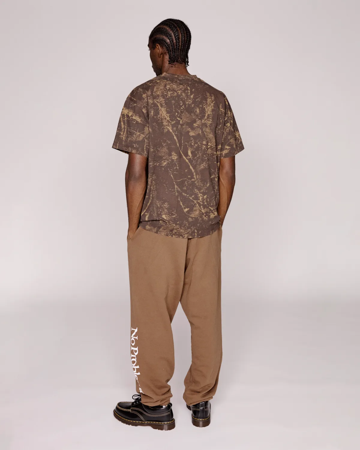 No Problemo Sweatpant pulover maro jacquard