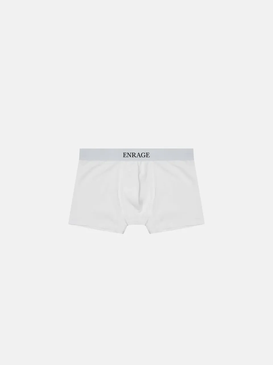 Enrage Boxers chiloti albi bumbac elastan