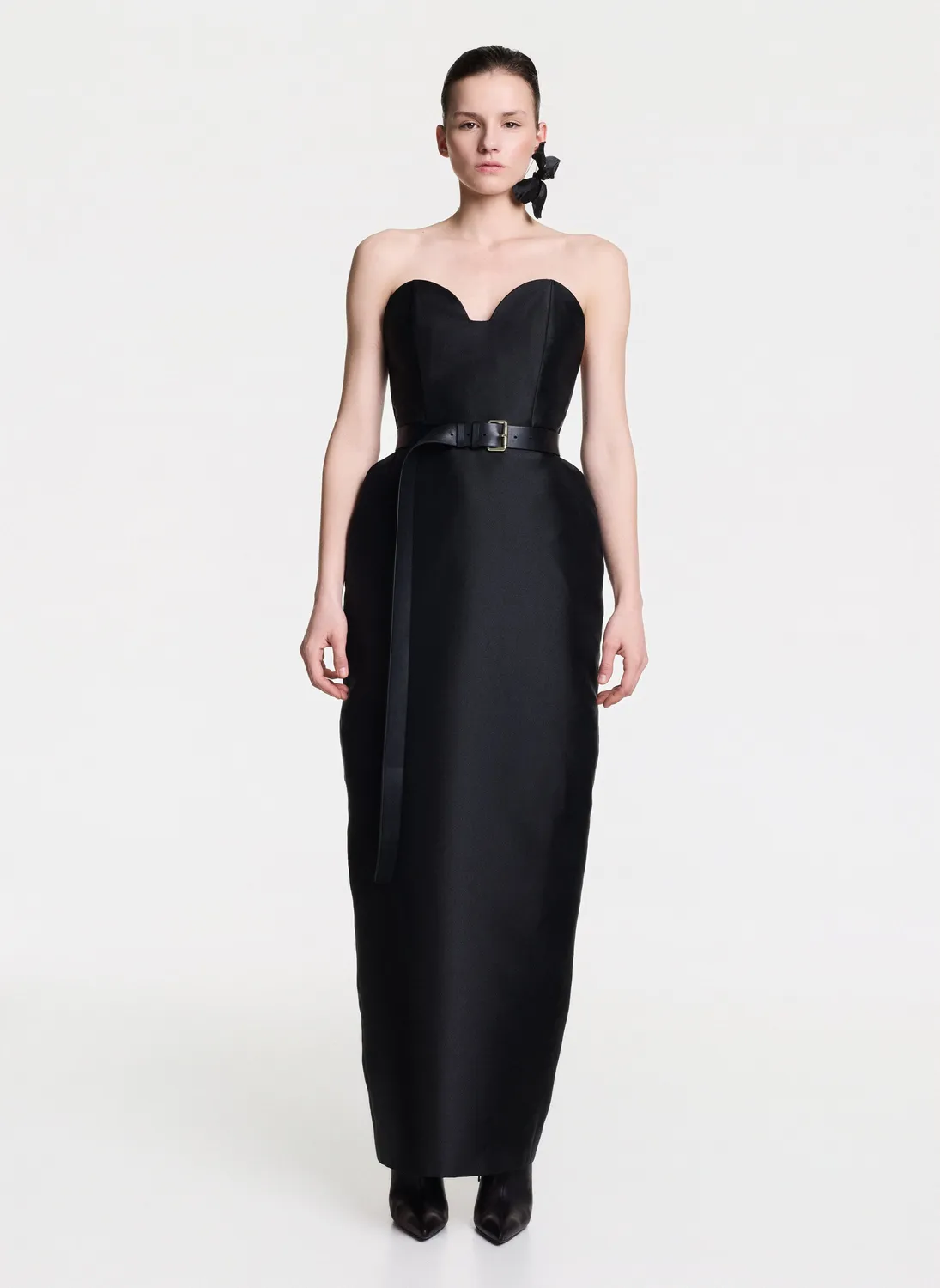 Dualitae Heart Shape rochie neagra seara