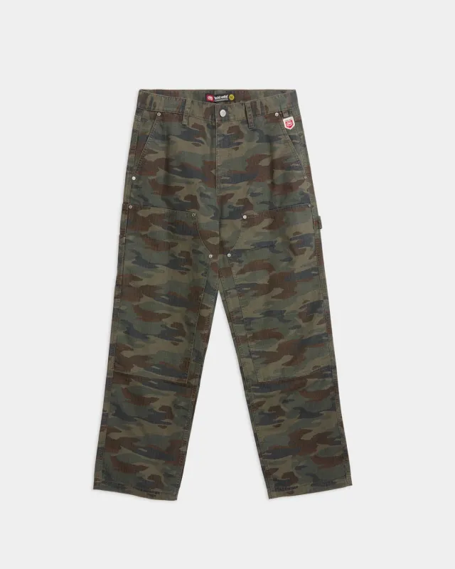 Ecko Red Combed Ripstop pantaloni cargo din bumbac