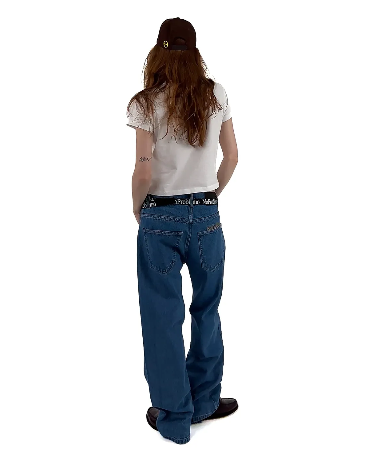 No Problemo Bagi Jean blugi baggy albaștri