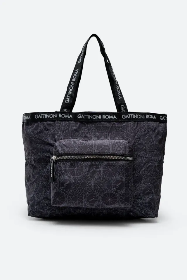 Gattinoni Teodosia EasyChic Nera shopping bag nylon