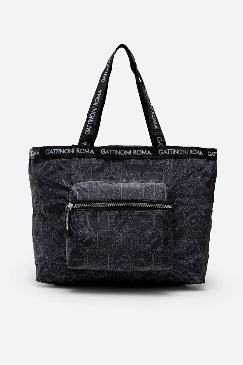 Gattinoni Teodosia EasyChic Nera shopping bag nylon