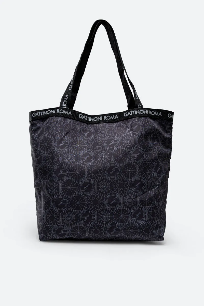 Gattinoni EasyChic Teodosia geanta shopper pliabila neagra