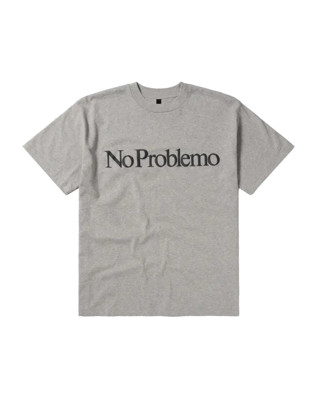 No Problemo SS Tee NP60002.04 tricou gri bumbac