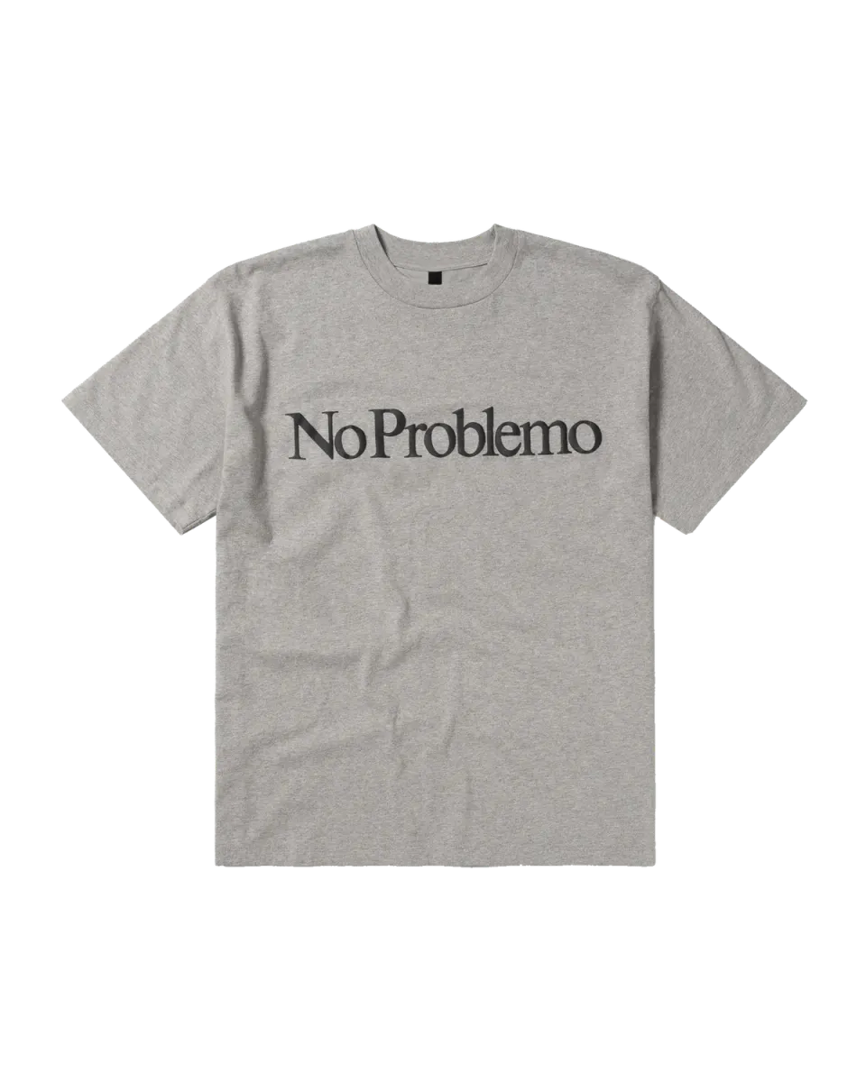 No Problemo SS Tee NP60002.04 tricou gri bumbac