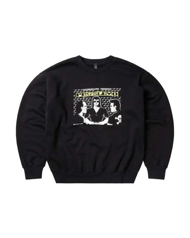 No Problemo Subway Crew Neck Sweat hanorac negru M