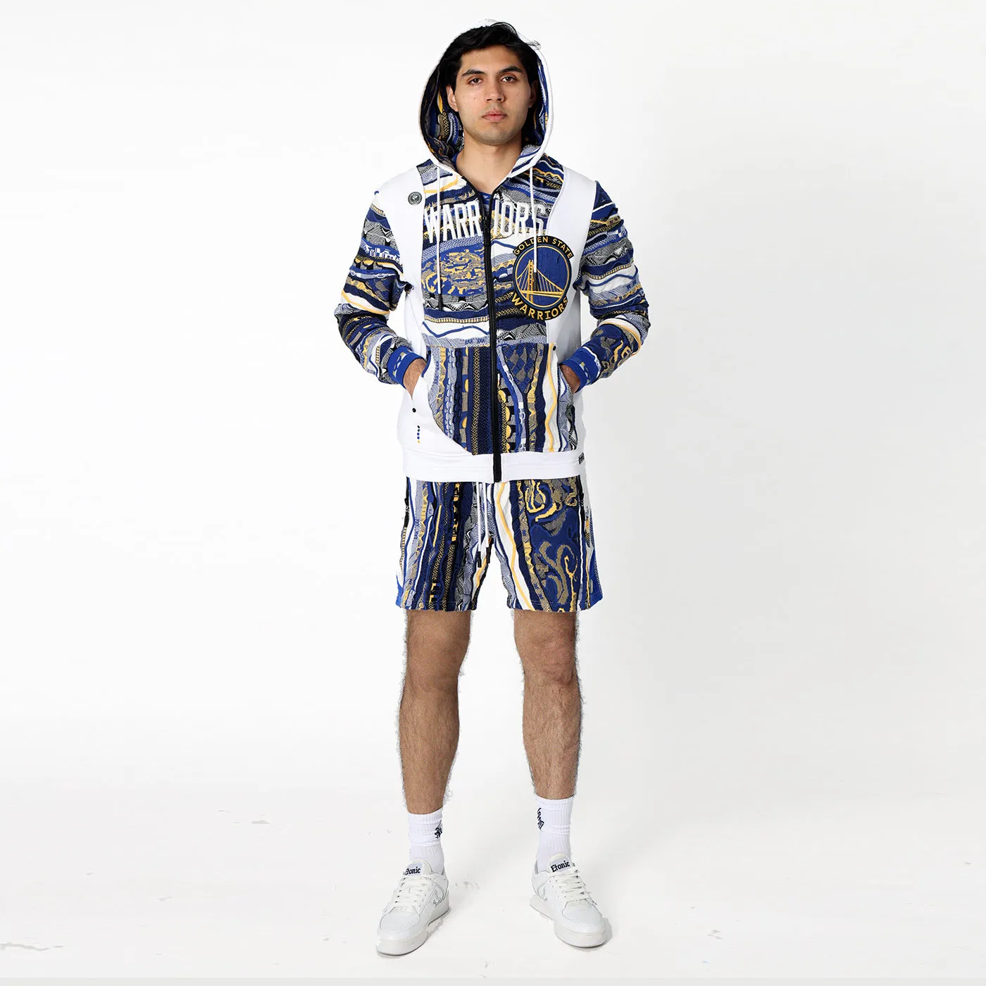 COOGI Warriors Full Zip hanorac albastru NBA