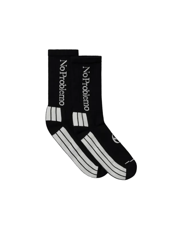 No Problemo Sock NP00043.02 sosete negre jacquard