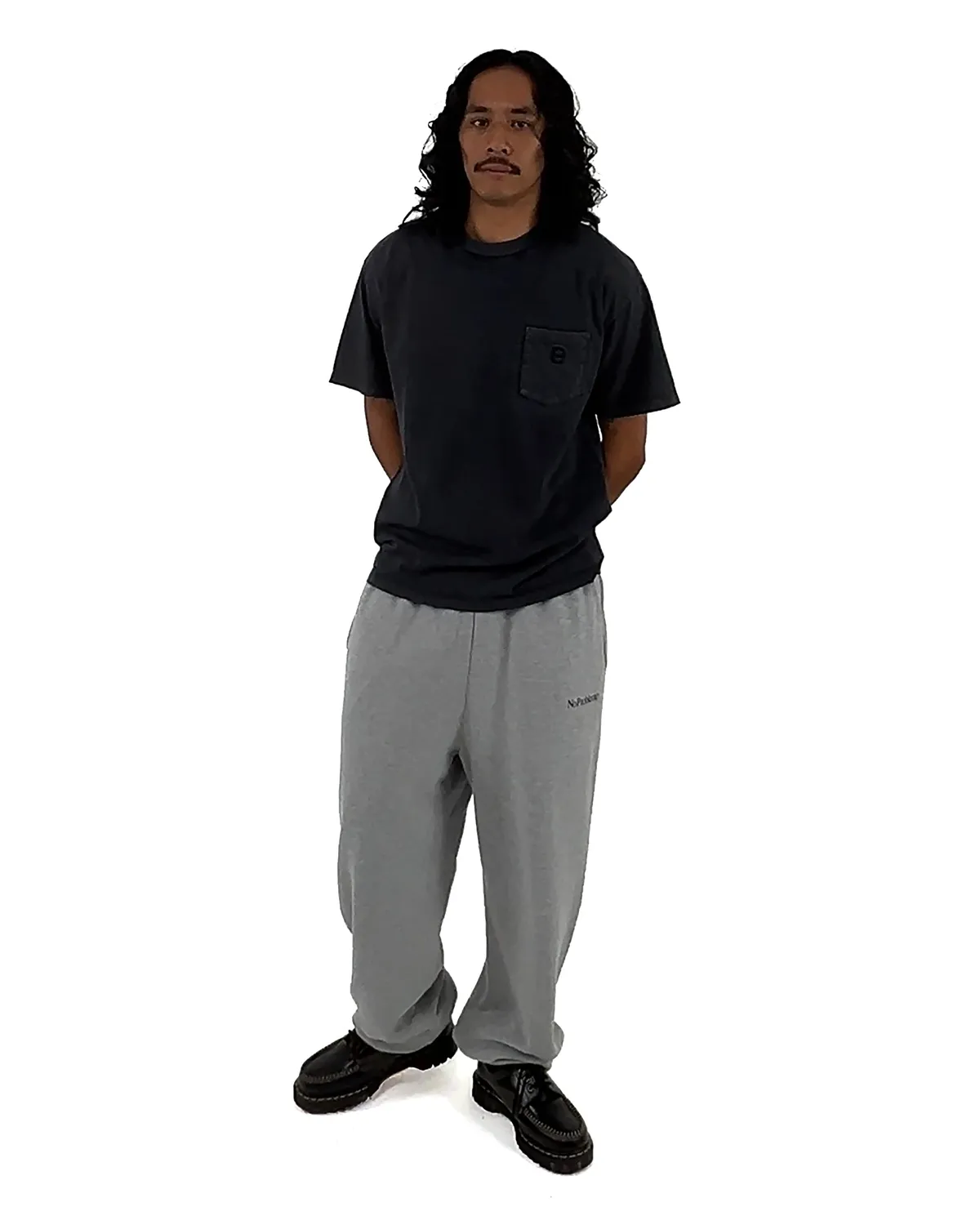 No Problemo Pocket SS Tee tricou negru bumbac