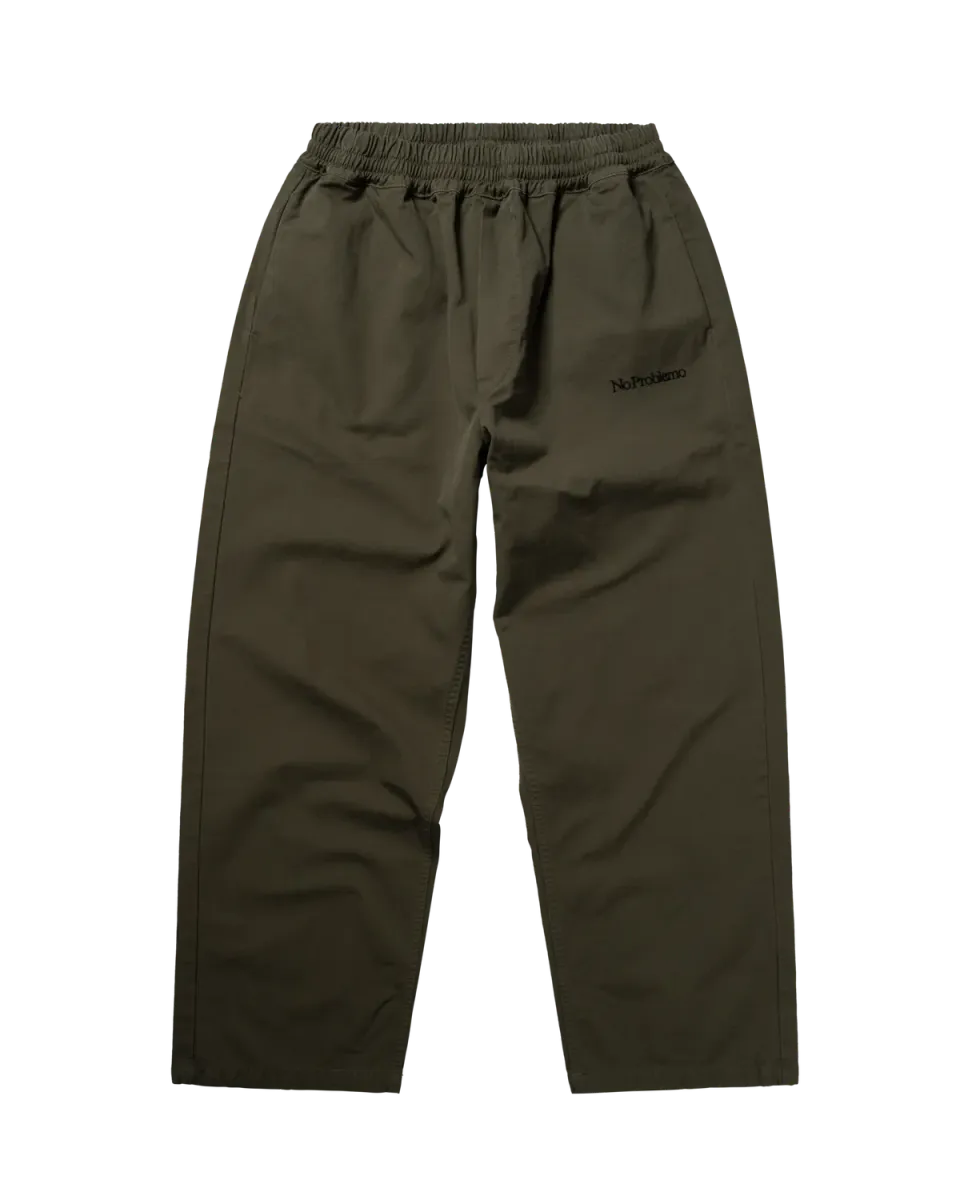 No Problemo Mini Problemo Ripstop Work Pant pantaloni olive bumbac