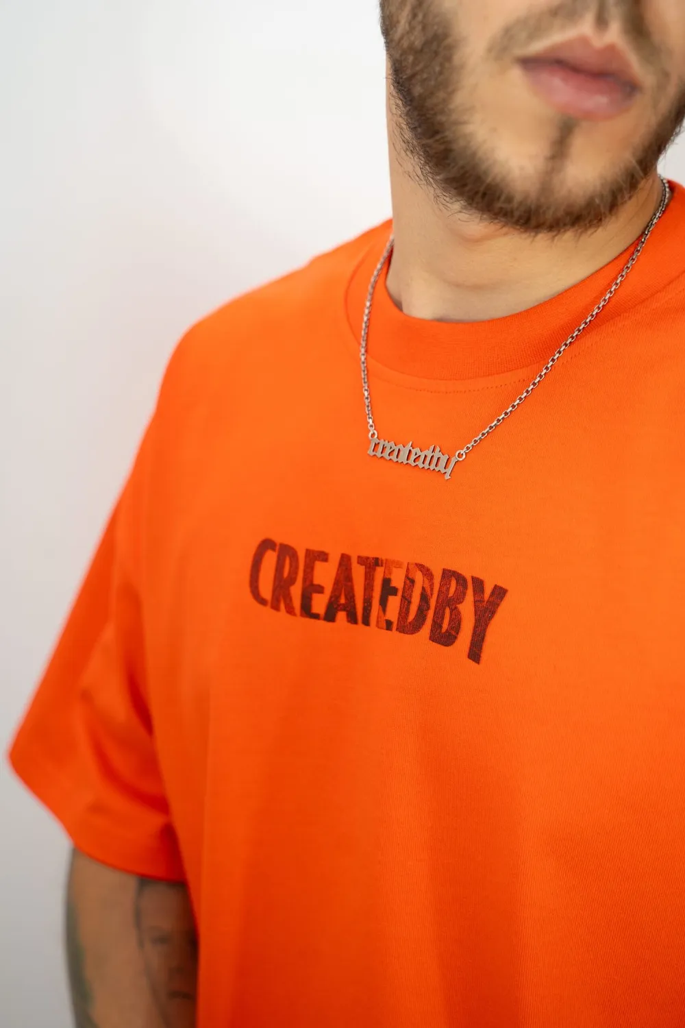 Createdby Orange Culture tricou portocaliu bumbac