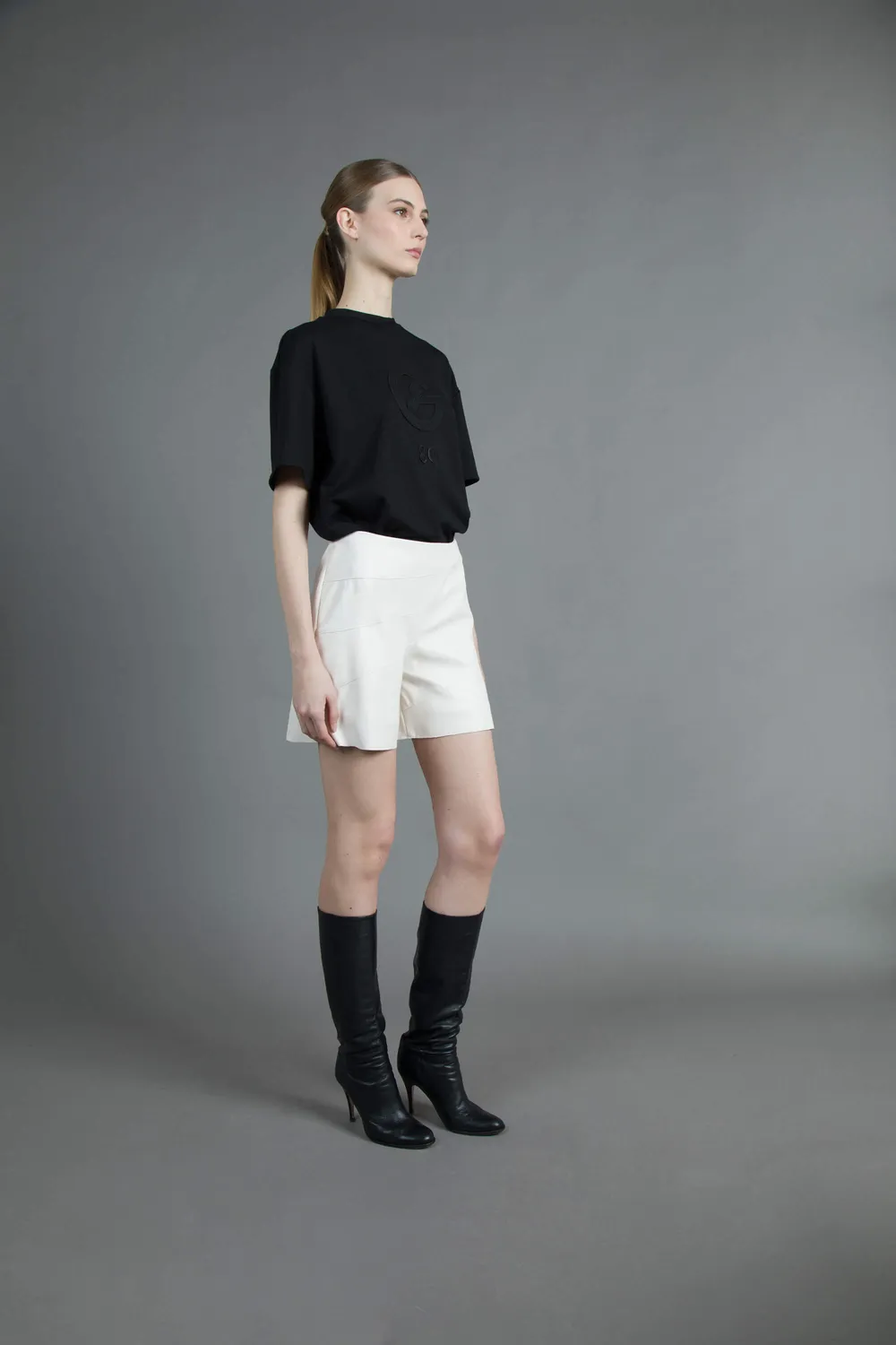 Gattinoni Shorts Ecopelle pantaloni scurti piele ecologica