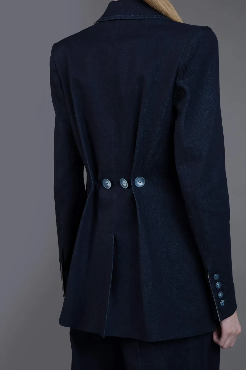 Gattinoni Denim sacou la două rânduri bumbac